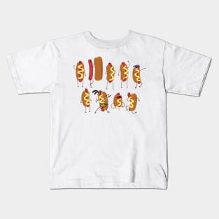 hot dog funny collection Kids T-Shirt